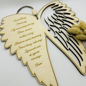 Skrzydła Anioła z Modlitwą