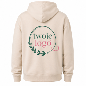 Bluza damska z haftem tył "Twoje logo"