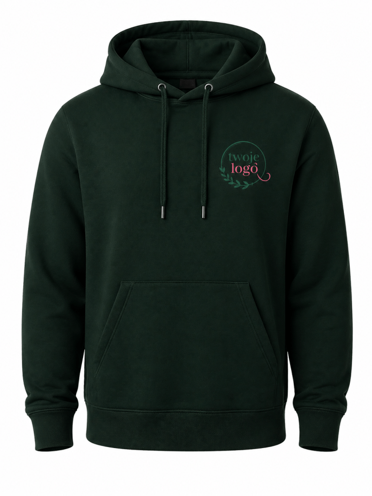 Bluza męska z haftem przód – „Twoim logiem”