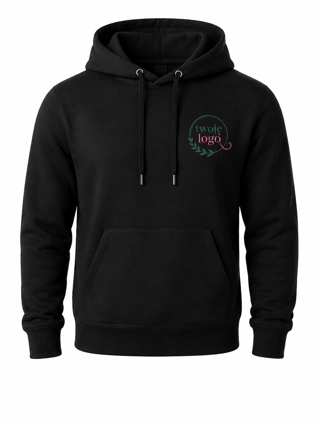Bluza męska z haftem przód + tył – „Twoim logiem” - obrazek 3