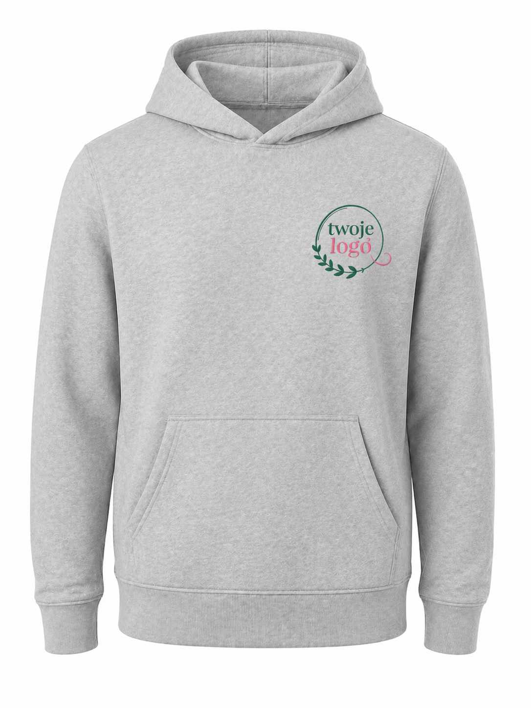 Bluza męska z haftem przód + tył – „Twoim logiem” - obrazek 2
