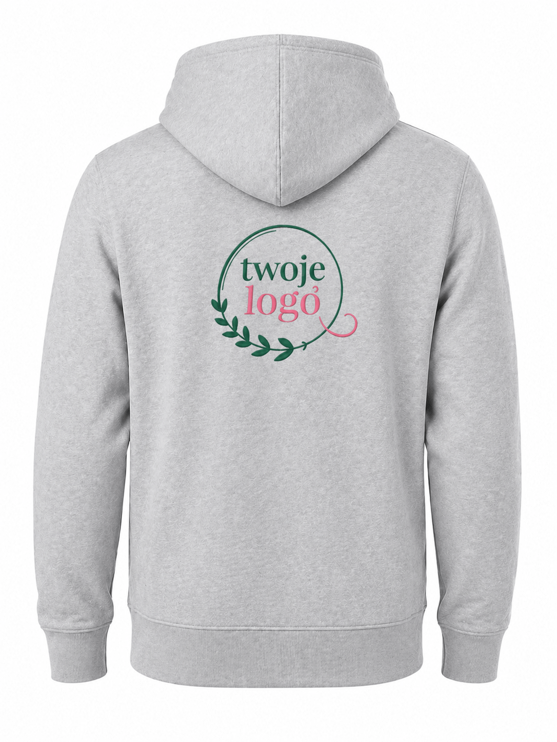 Bluza męska z haftem tył – „Twoim logiem”